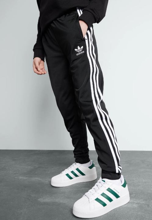 3 STRIPES BLACK JOGGER PANTS