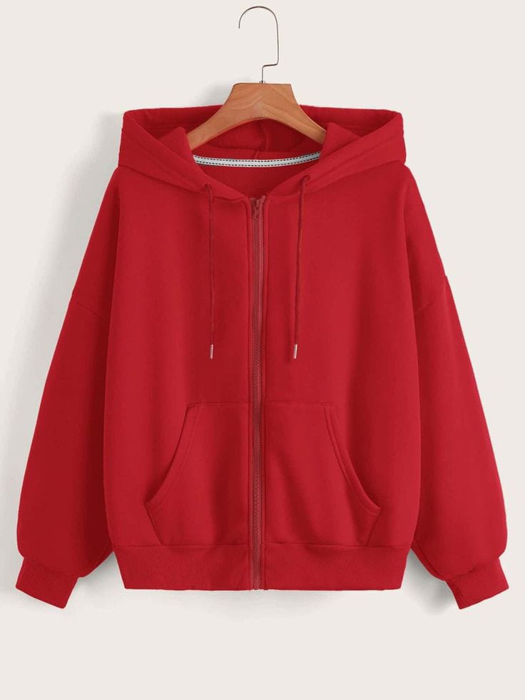 RED BASIC ZIPPER