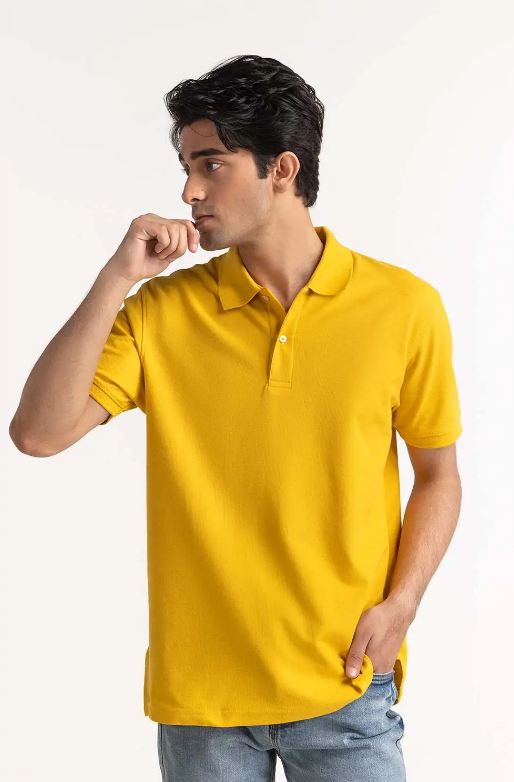 YELLOW POLO TSHIRT