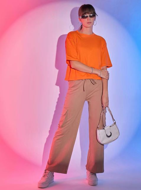 ORANGE CROP TSHIRT
