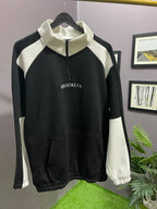 BLOCK ZIP UP SWEATSHIRT