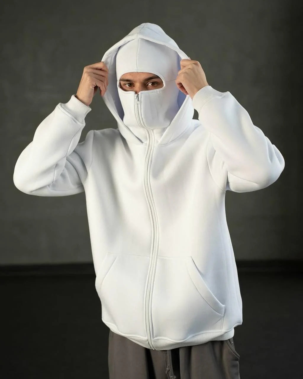 BALACLAVA ZIPPER HOODIE