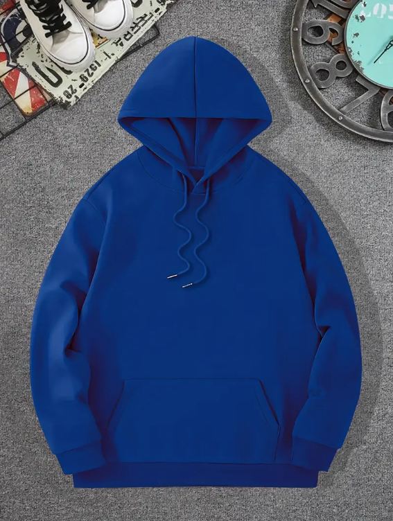 ROYAL BLUE BASIC HOODIE