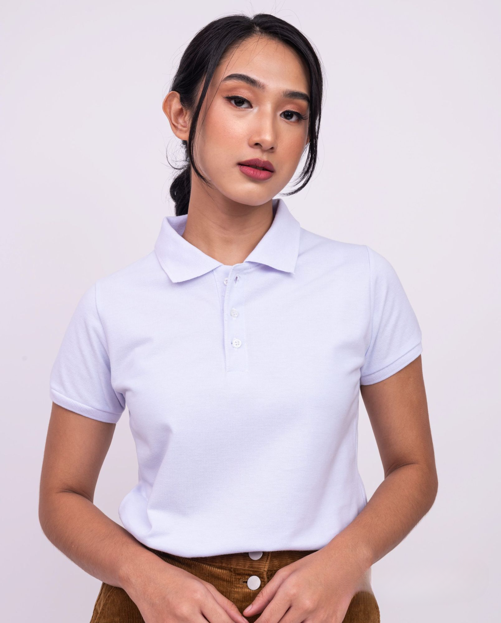 WHITE POLO TSHIRT